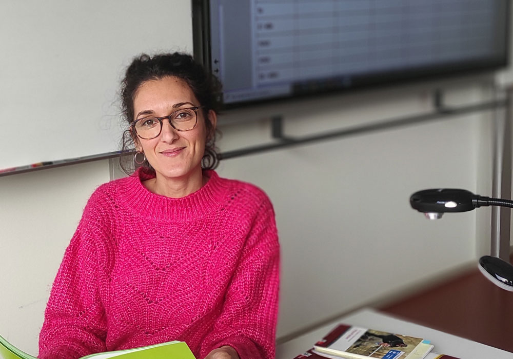 Sarah Rossa, assistante en langue française, examinateur-correcteur DELF